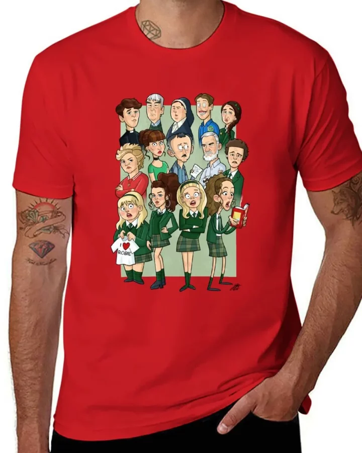 Derry Girls Cartoon Cast T-Shirt