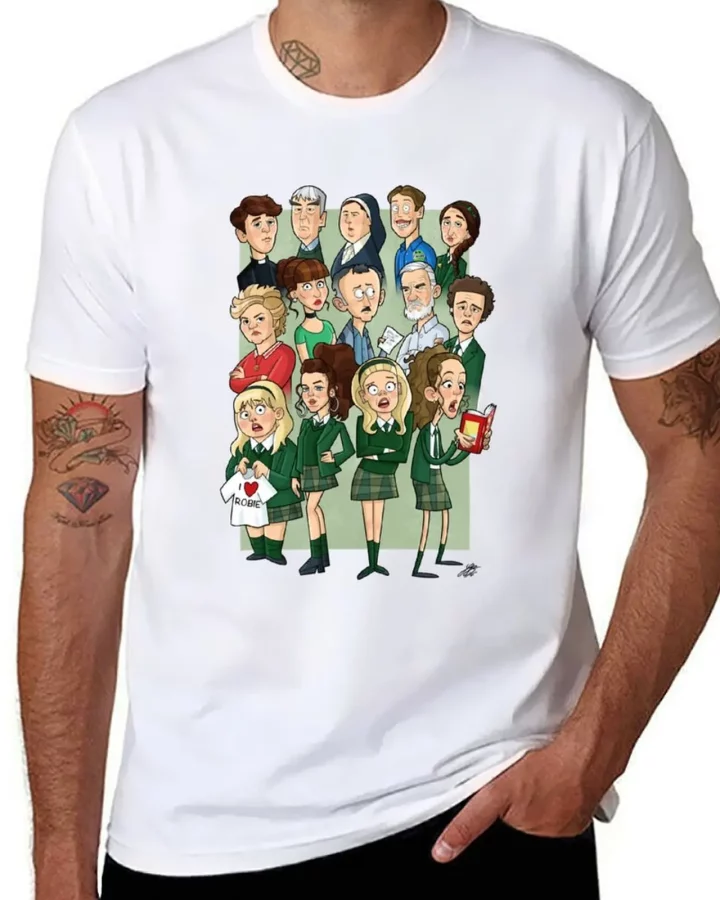 Derry Girls Cartoon Cast T-Shirt