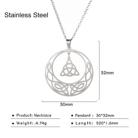 Irish Celtic Pendant Necklace