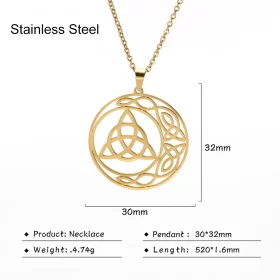 Irish Celtic Pendant Necklace