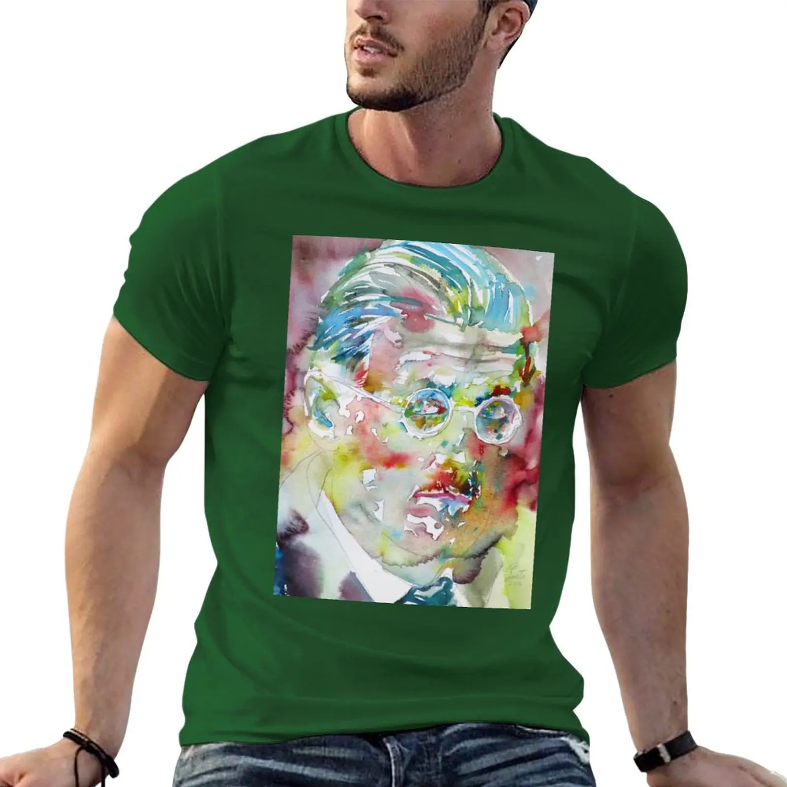 James Joyce Watercolor T-Shirt James Joyce Watercolor T-Shirt - Image 3