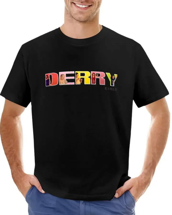 Derry Girls Multicolor Cast T-Shirt