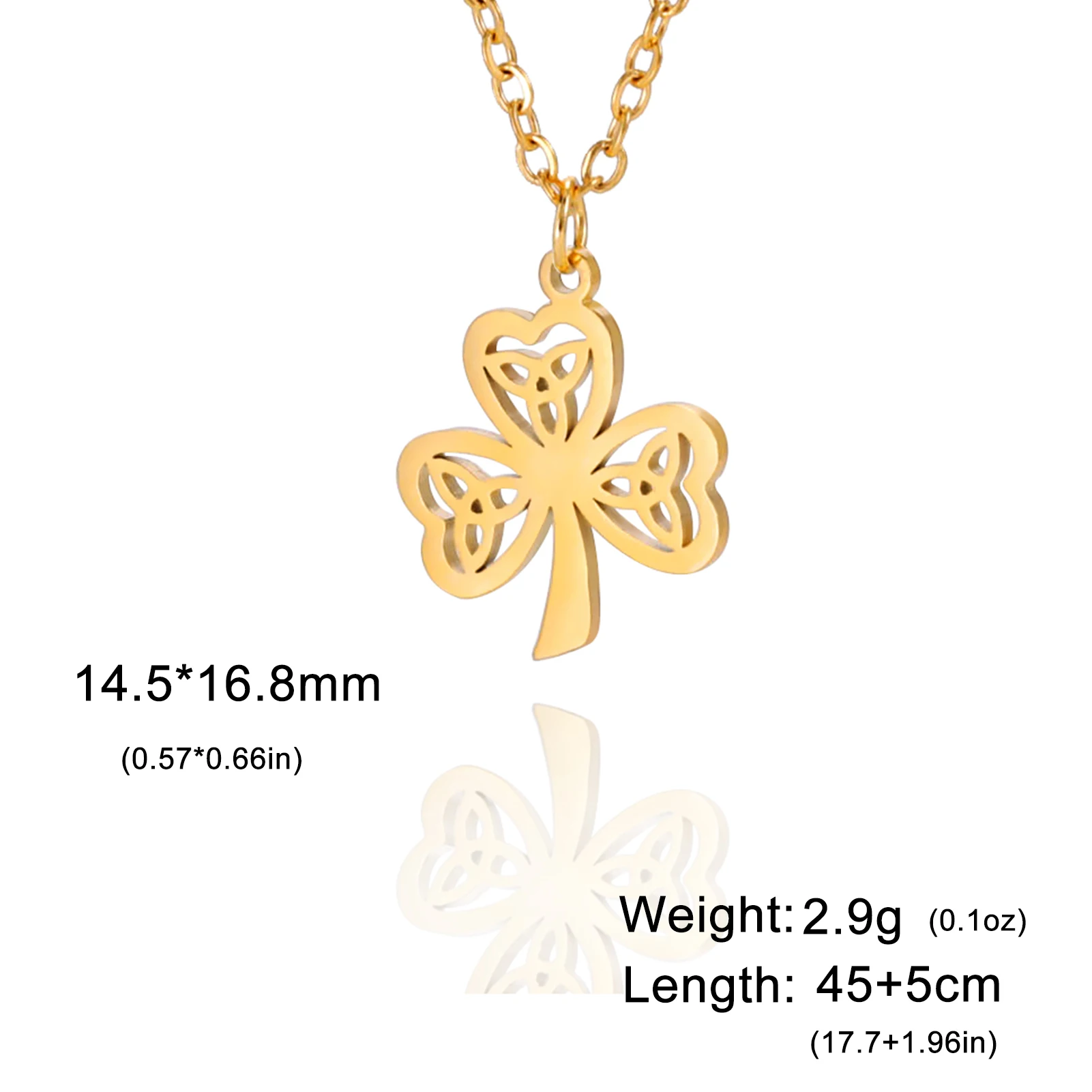 Trendy Irish Geometric Pendant Necklace Trendy Irish Geometric Pendant Necklace - Image 3