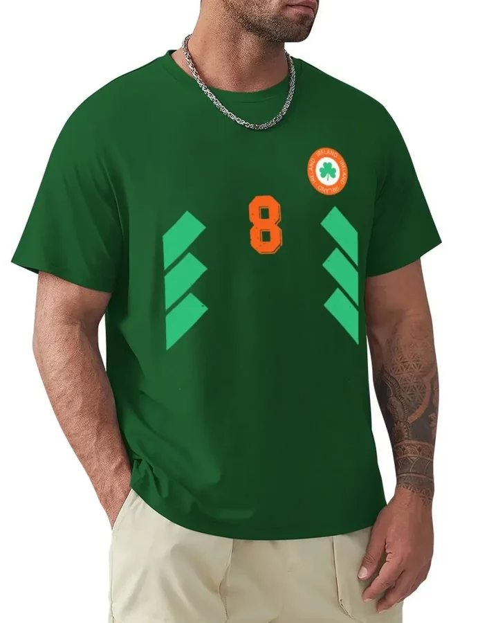Alternative view of Irish Football Jersey-Inspired T-Shirt