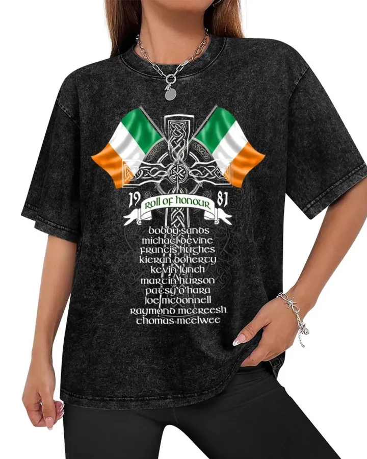 Alternative view of Irish Hunger Strike Tribute T-Shirt