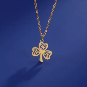 Trendy Irish Geometric Pendant Necklace