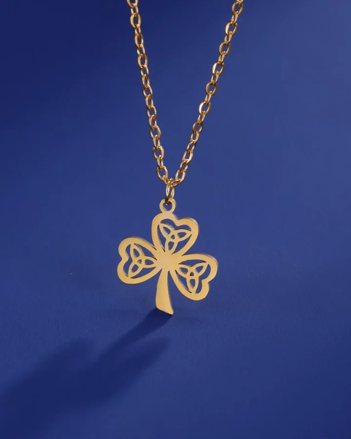 Trendy Irish Geometric Pendant Necklace