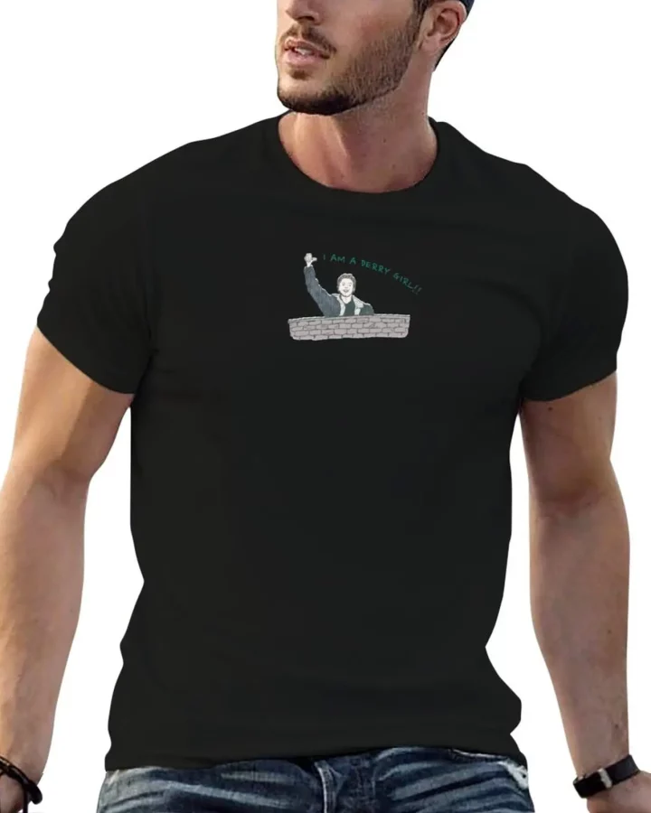 I Am a Derry Girl Cartoon T-Shirt