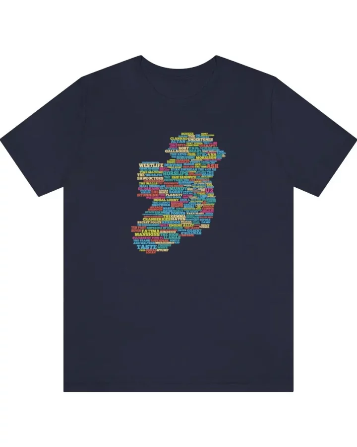 Irish Music Map T-Shirt