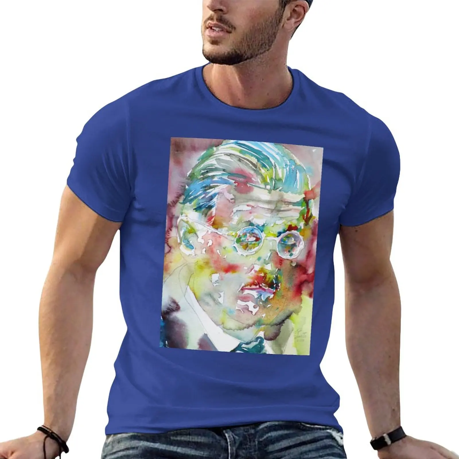 James Joyce Watercolor T-Shirt James Joyce Watercolor T-Shirt - Image 6