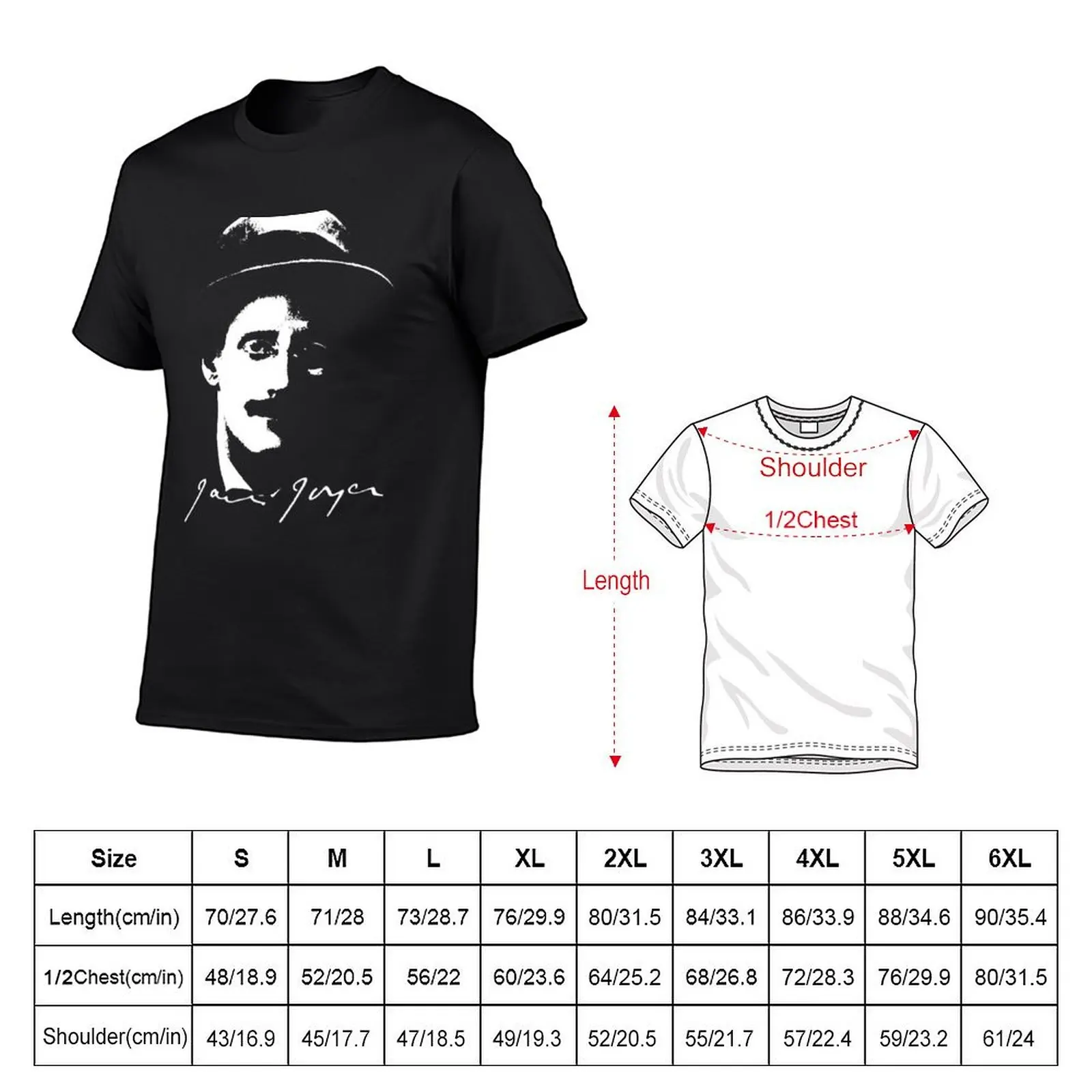James Joyce Portrait T-Shirt James Joyce Portrait T-Shirt - Image 2