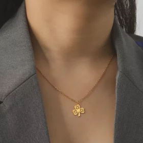 Trendy Irish Geometric Pendant Necklace