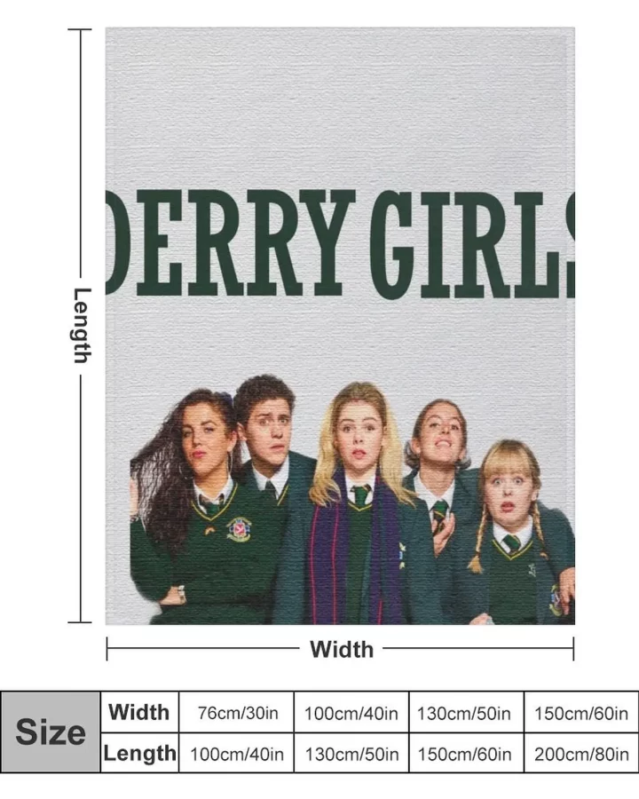 Derry Girls Cast Blanket Derry Girls Cast Blanket