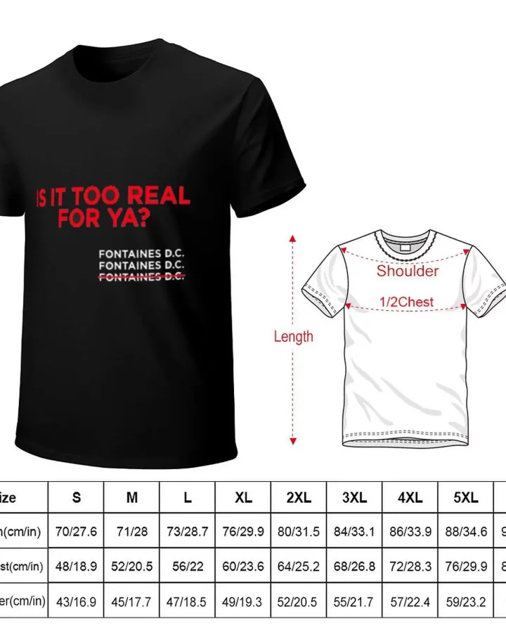 Alternative view of Fontaines D.C. Is It Too Real For Ya? T-Shirt