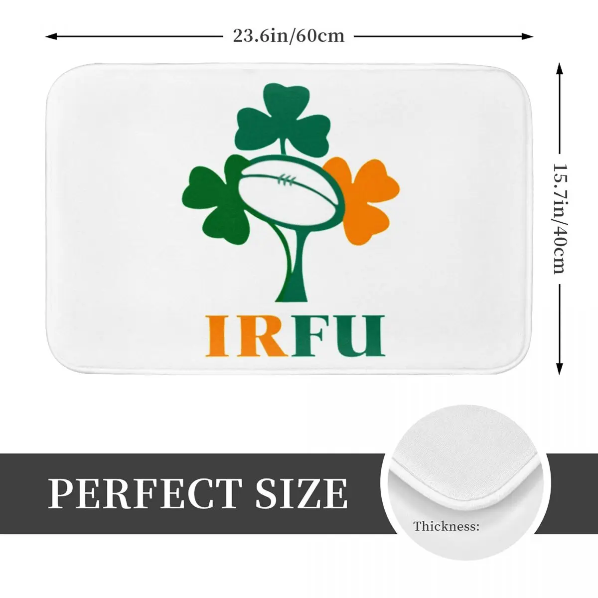 IRFU Rugby Floor Mat IRFU Rugby Floor Mat - Image 2