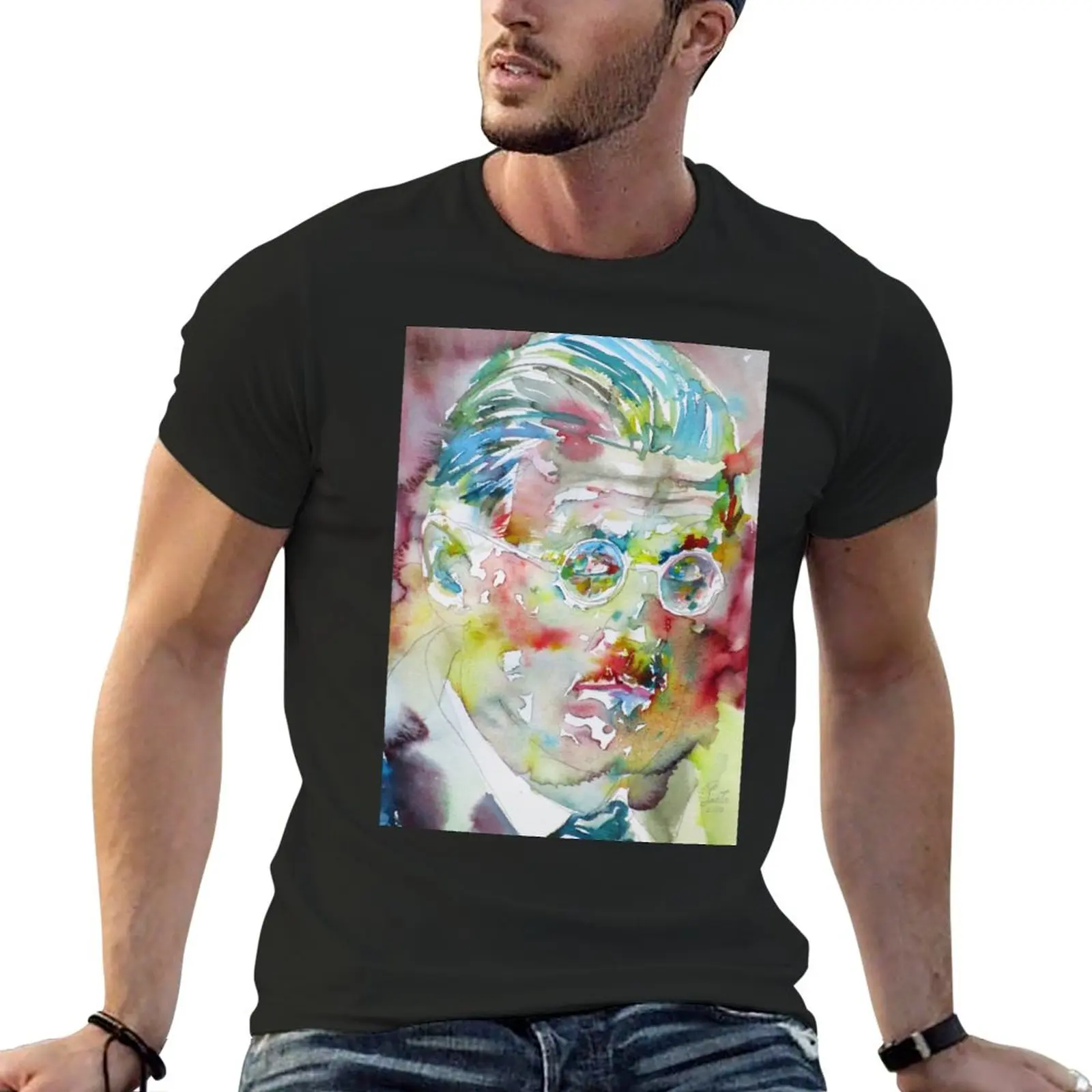 James Joyce Watercolor T-Shirt James Joyce Watercolor T-Shirt - Image 5