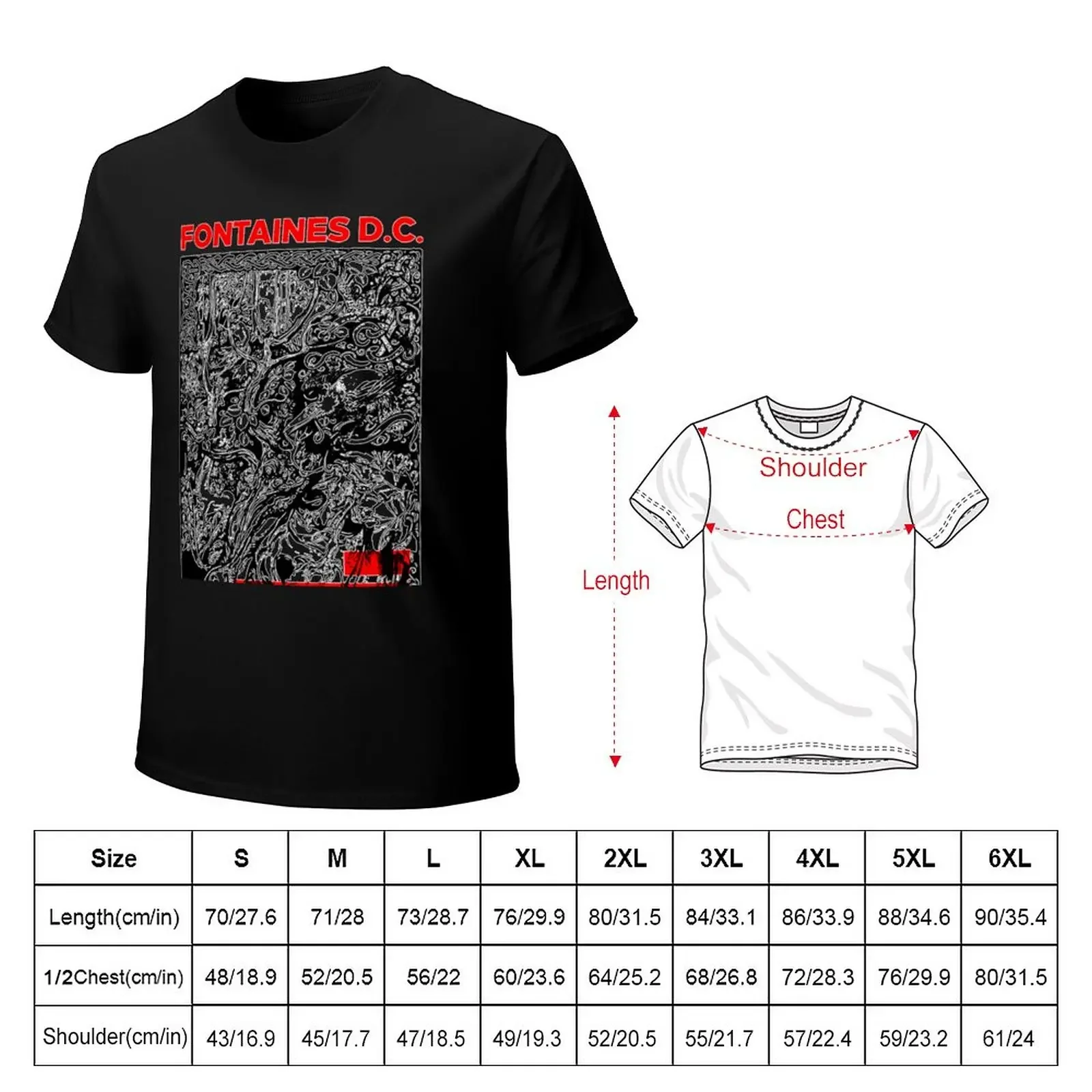 Fontaines D.C. Graphic T-Shirt Fontaines D.C. Graphic T-Shirt - Image 2