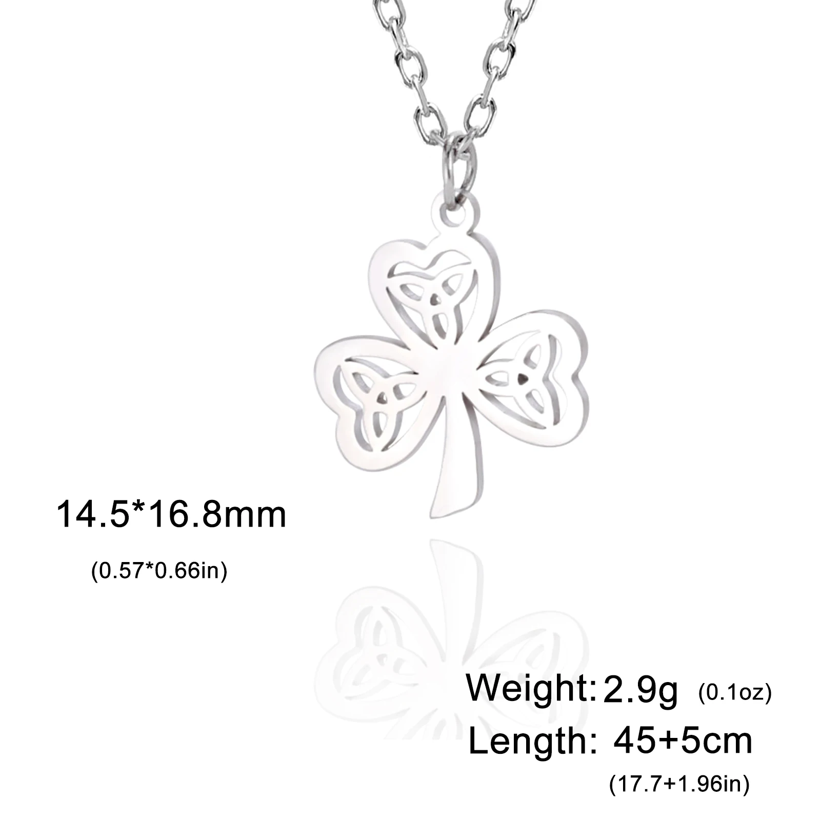 Trendy Irish Geometric Pendant Necklace Trendy Irish Geometric Pendant Necklace - Image 4