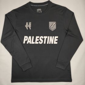 Palestine 2024-25 Anniversary Black Edition Long Sleeve Jersey