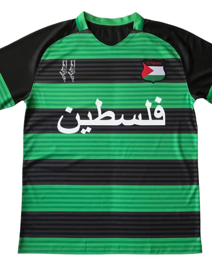 Palestine 2024/25 Black Green Ring Jersey