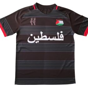 Palestine 2023-24 Black And Gray Jersey