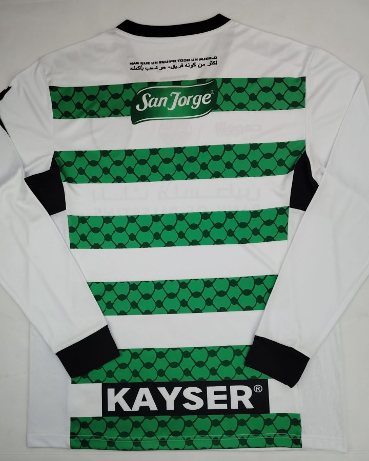 Palestine 2024-25 White And Green Long Sleeves Jersey