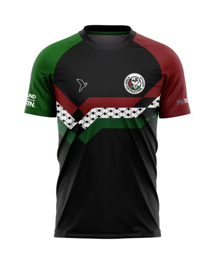 Palestine 2024 Retro Black Jersey