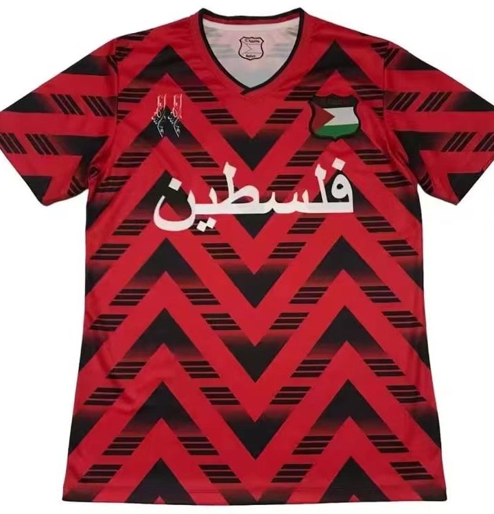 Palestine 2024/25 Black And White Jersey