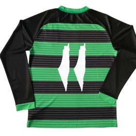 Palestine 2024/25 Black Green Ring Long Sleeve Jersey Palestine 2024/25 Black Green Ring Long Sleeve Jersey