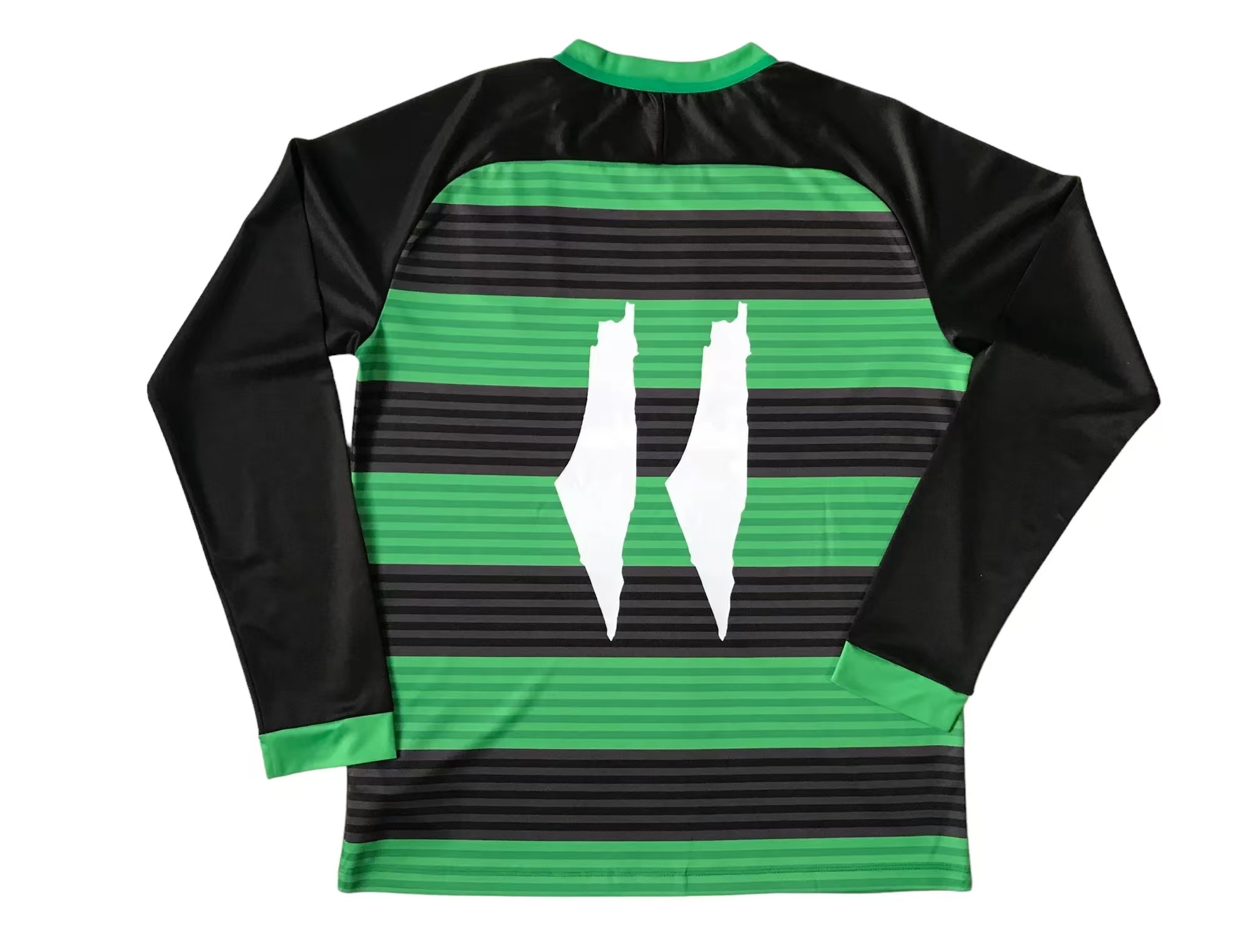 Palestine 2024/25 Black Green Ring Long Sleeve Jersey Palestine 2024/25 Black Green Ring Long Sleeve Jersey