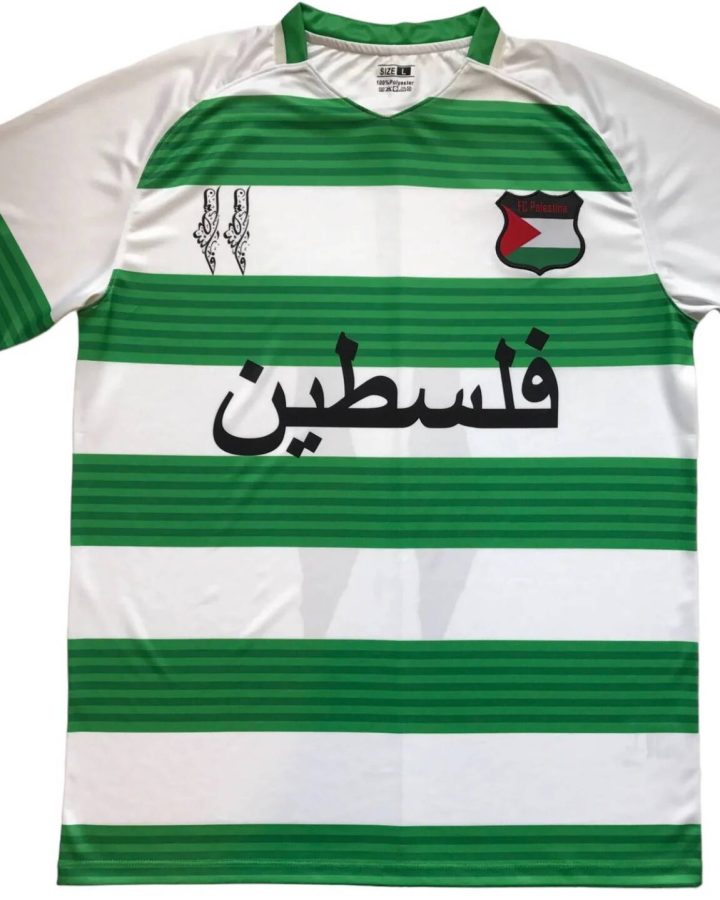 Palestinian 2024/25 Green White Stripe Jersey