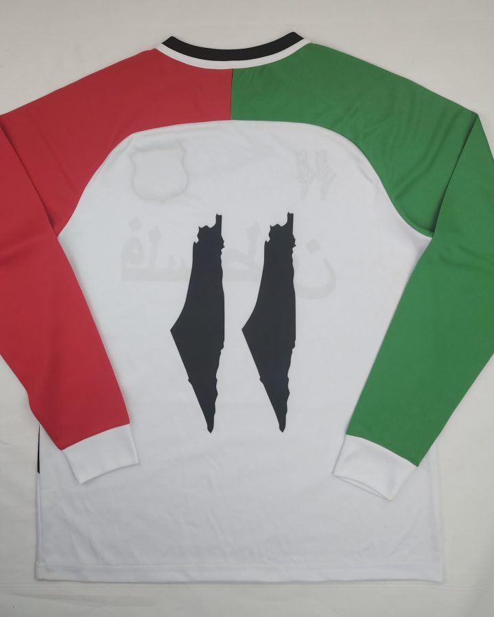 Palestinian 2024/25 Long-Sleeved White Arabic Jersey