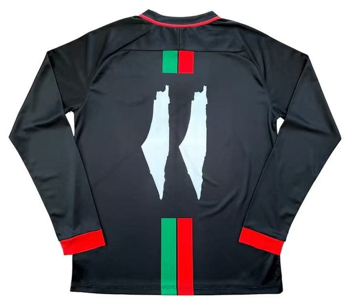 Palestinian 2024/25 Long-Sleeved Black Jersey