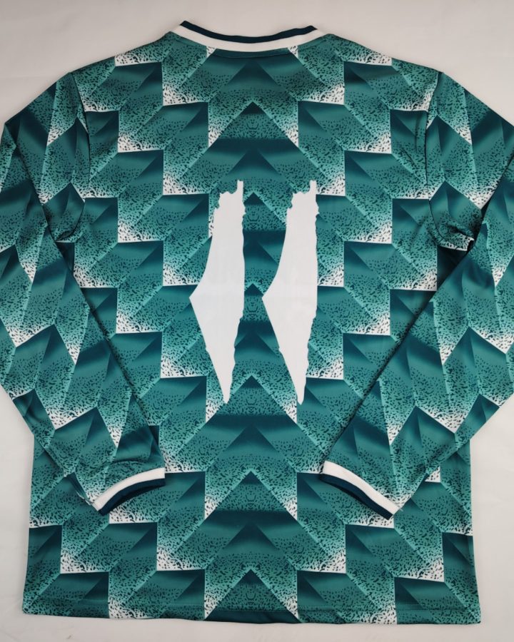 Palestinian 2024/25 Light Green Retro Long Sleeve Jersey
