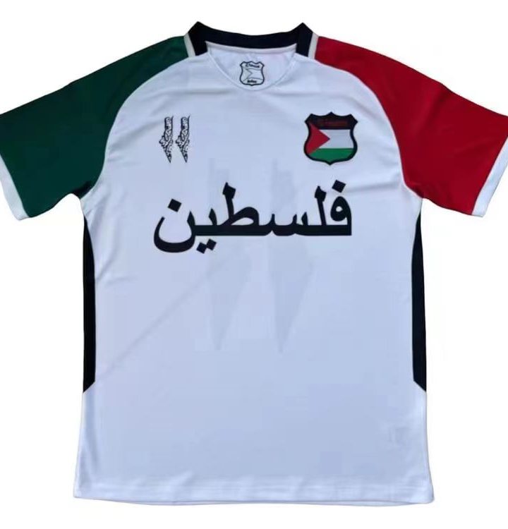 Palestine 2024/25 Sleeves White Jersey