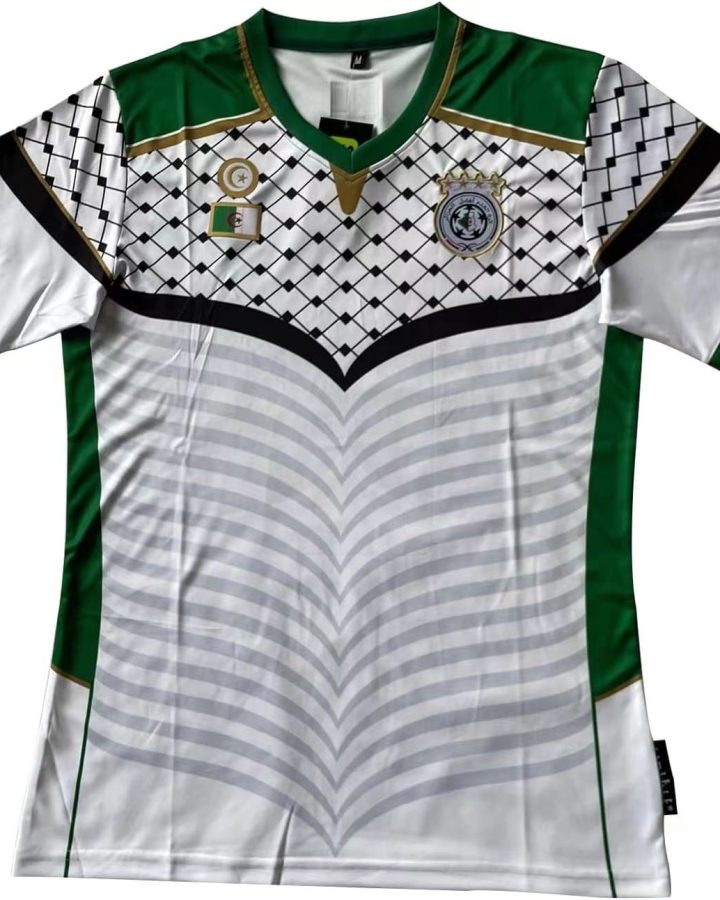 Palestinian 2023/24 White Flower Jersey