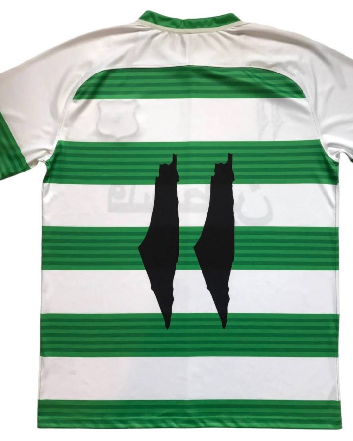 Palestinian 2024/25 Green White Stripe Jersey