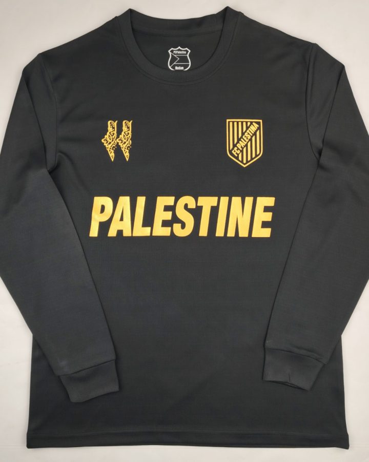 Palestine 2024-25 Anniversary Black and Gold Edition Long Sleeve Jersey