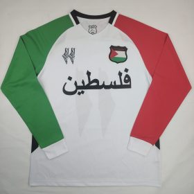 Palestinian 2024/25 Long-Sleeved White Arabic Jersey