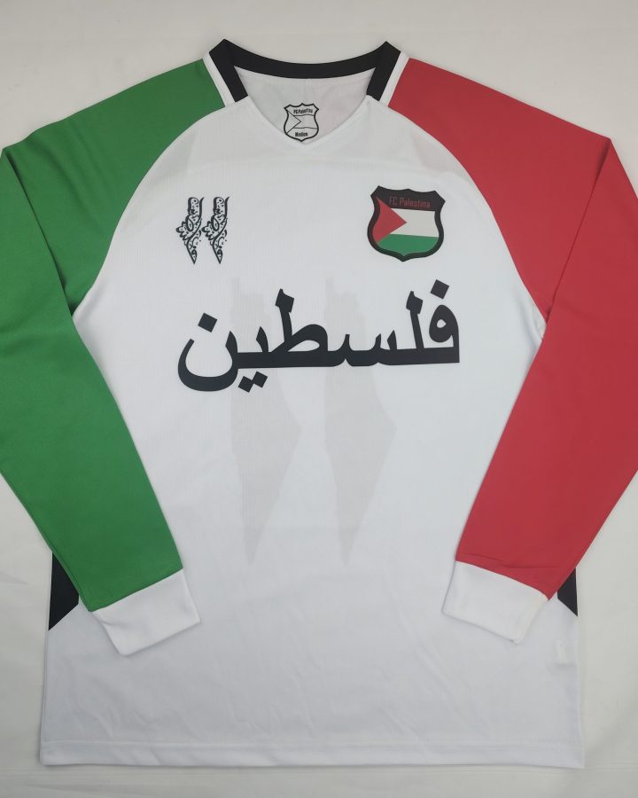 Palestinian 2024/25 Long-Sleeved White Arabic Jersey