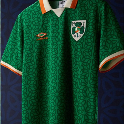 Ireland St. Patrick Umbro 17-3 Football Jersey Green Ireland St. Patrick Umbro 17-3 Football Jersey Green