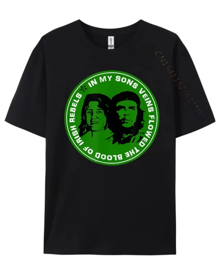 Alternative view of Bobby Sands & Che Guevara Irish Rebel Heroes Tribute T-Shirt