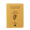Handmade Irish Passport Cover – Éire Ireland Leather Travel Wallet