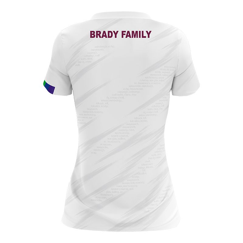 Kildare Home Jersey 2023 Kildare Camogie Women's Fit 2 Stripe Home Jersey 2023