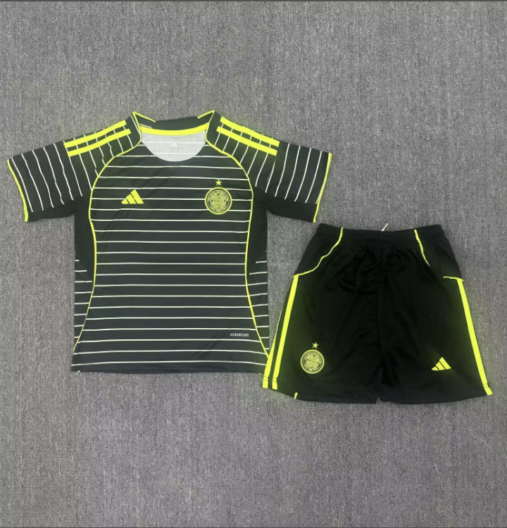 Celtic FC Kids’ 2025/26 Third Jersey & Shorts Kit – Youth Football