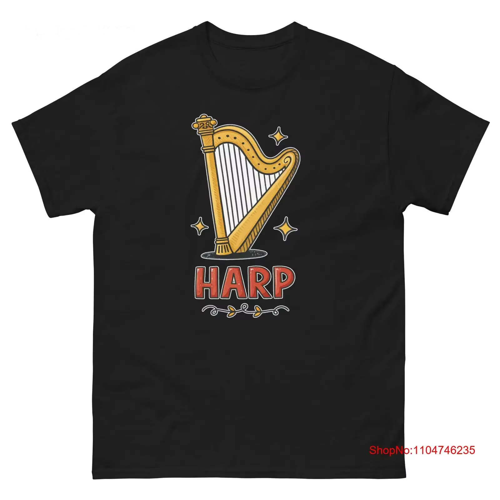 Vintage Harp Graphic Streetwear T-shirt Vintage Harp Graphic Streetwear T-shirt