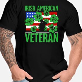 Irish American Veteran T-Shirt