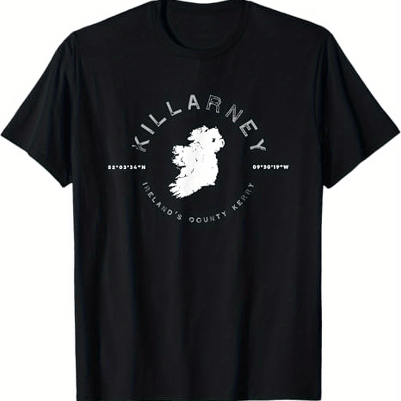 Killarney Ireland T-Shirt – County Kerry Irish Map Tee Killarney Ireland T-Shirt – County Kerry Irish Map Tee