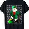 Ireland Christmas Party T- Shirt – Santa Gold Pot Graphic Tee