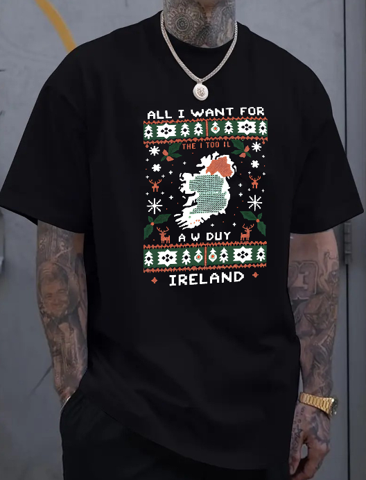 All I Want for Christmas is a United Ireland T-shirt All I Want for Christmas is a United Ireland T-shirt